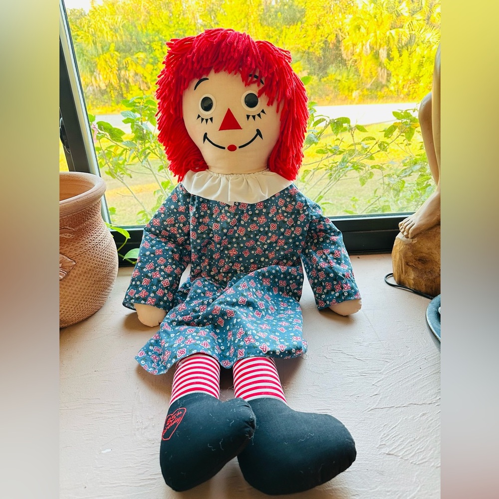 Dakin/Applause Vintage Raggedy Ann cloth doll 85th anniversary 25 inches